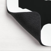 Raven Silhouette Muismat (Hoek)