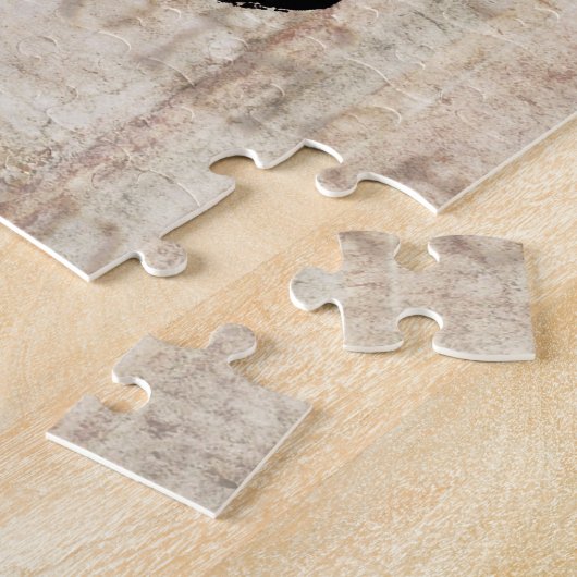 Raven Silhouette -  Retro Ravens & Crows Legpuzzel (Zijkant)