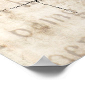 Raven Silhouette - Retro Ravens & Crows Poster (Hoek)