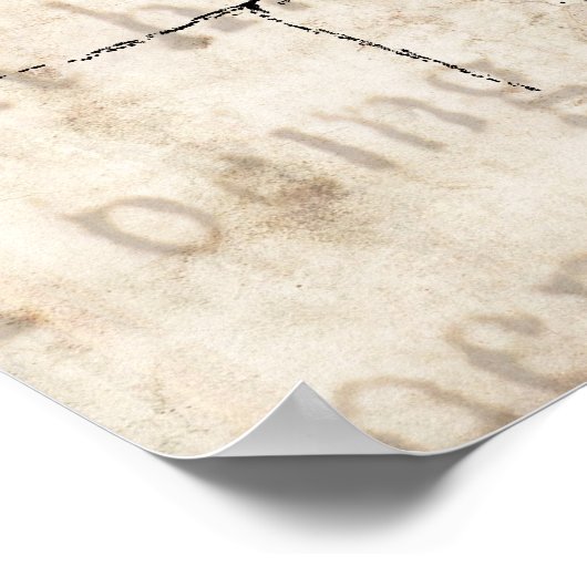 Raven Silhouette - Retro Ravens & Crows Poster (Hoek)