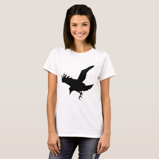 Raven Silhouette T-shirt (Voorkant volledig)