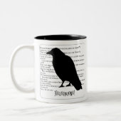 Raven Silhouette Tweekleurige Koffiemok (Links)