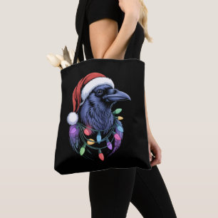 Raven Sinterklaas Kerstboom Verlichting Kerstmis G Tote Bag