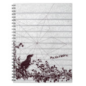Raven Sketch Gothic Notitieboek Journal (Voorkant)