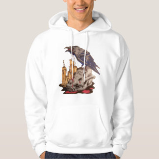 Raven Skull halloween Hoodie