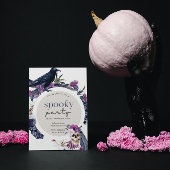 Raven & Skull Halloween uitnodiging