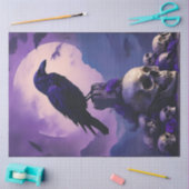 Raven Skull Tissuepapier (Craft)