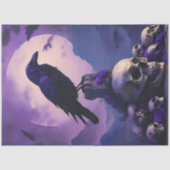 Raven Skull Tissuepapier (Voorkant)