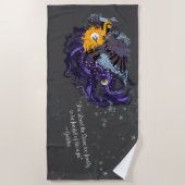 Raven Sky Folklore Strandlaken (Voorkant)