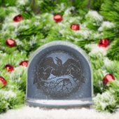 Raven Snow Globe Personalized Raven Snow Globes Sneeuwbol (Kerstmis)