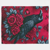Raven Song 60x80 fleece deken (Voorkant (Horizontaal))