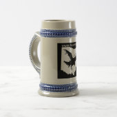 Raven Squadron Beer Stein Bierpul (Voorkant links)