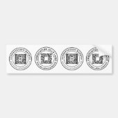 RAVEN - STAD MELK BUMPERSTICKER (Voorkant)