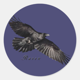 Raven Stckers Ronde Sticker