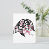 Raven Stealing the Sun Briefkaart (Staand voorkant)