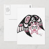 Raven Stealing the Sun Briefkaart (Voorkant / Achterkant)