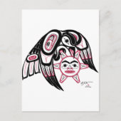 Raven Stealing the Sun Briefkaart (Voorkant)