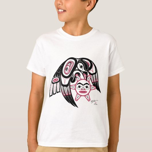 Raven Stealing the Sun T-shirt (Voorkant)