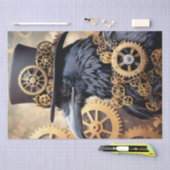 Raven Steampunk Art Tissuepapier (Craft)