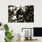 Raven Steampunk Poster (Thuiskantoor)