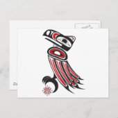 Raven steelt de zon briefkaart (Voorkant / Achterkant)