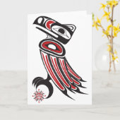 Raven steelt de zon kaart (Gele Bloem)