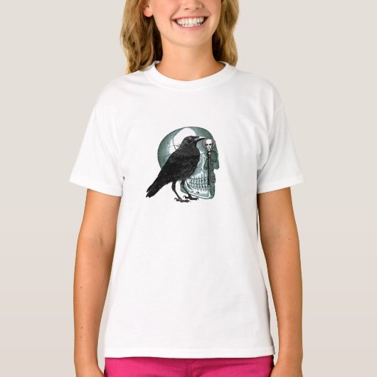 Raven steelt skelet sleutel t-shirt (Voorkant)