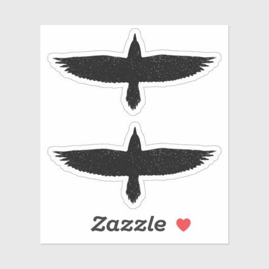Raven stickers (Vel)