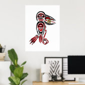 Raven Sun Poster (Thuiskantoor)