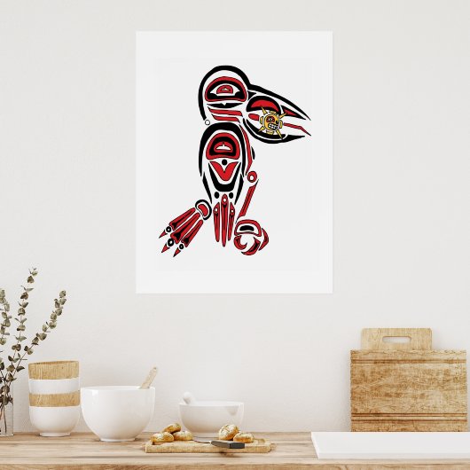 Raven Sun Poster (Keuken)