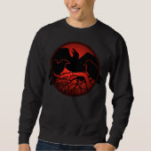 Raven Sweatshirt Unisex Raven Native Art Shirten (Voorkant)