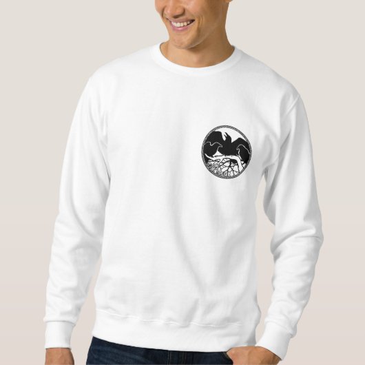 Raven Sweatshirt Unisex Raven Native Art Shirten (Voorkant)