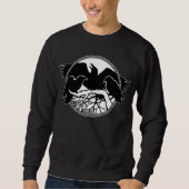 Raven Sweatshirt Unisex Raven Native Art Shirten (Voorkant)