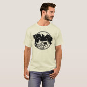 Raven T-shirt Raven Cool Crow Organic Raven Shirt (Voorkant volledig)