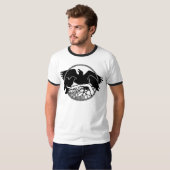 Raven T-shirts Raven Cool Crow Bird T shirt (Voorkant volledig)