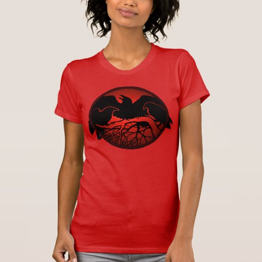 Raven Tanktop Raven Art Damas Shirt (Voorkant)