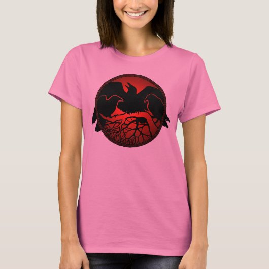 Raven Tanktop Raven Art Damas Shirt (Voorkant)