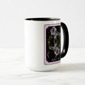 Raven Tarot Card Celestial Moon Pink Black Mok (Voorkant rechts)