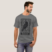 Raven Tarot Kaart T-shirt (Voorkant volledig)