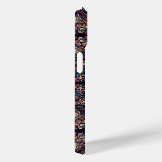 Raven Tesselation Tegel Ornament Batik Case-Mate iPhone Case (Achterkant / Rechts)
