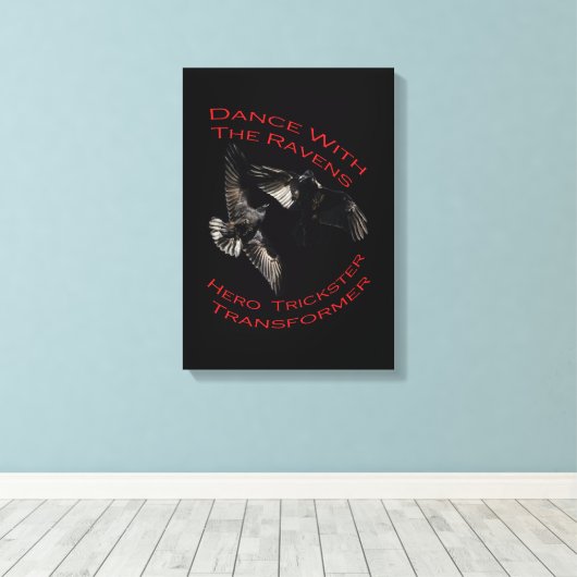 Raven the Transformer Canvas Afdruk (Insitu (Houten vloer))