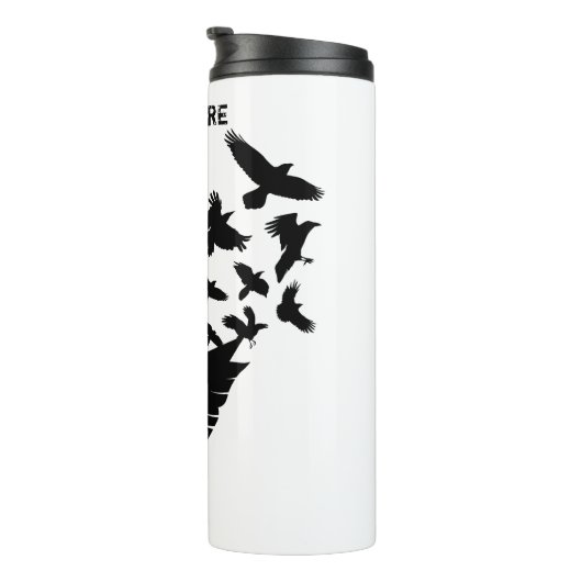 Raven Thermosbeker (Geroteerd rechts)