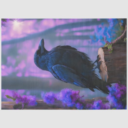 Raven Tissue Paper Tissuepapier (Voorkant)