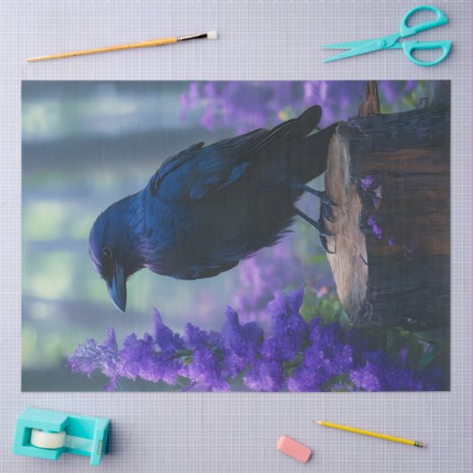 Raven Tissue Paper Tissuepapier (Craft)