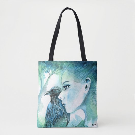 Raven Tote Bag (Voorkant)