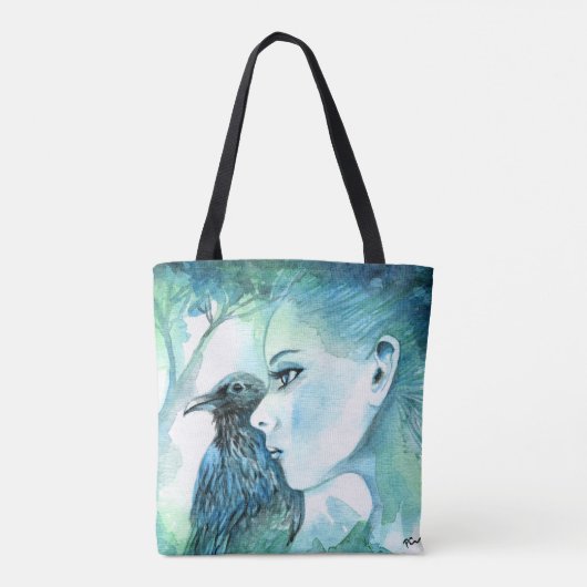 Raven Tote Bag (Achterkant)
