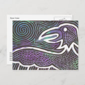 Raven Totem Briefkaart (Voorkant / Achterkant)
