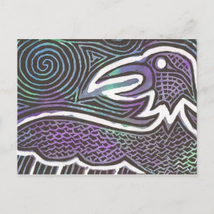 Raven Totem Briefkaart