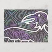 Raven Totem Briefkaart (Voorkant)