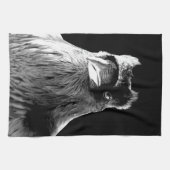 Raven Towel Spirit Animal Raven Art Thee Handdoek (Horizontaal)